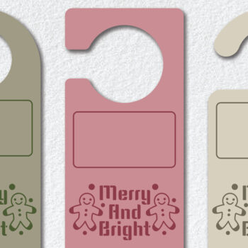 Intra απο ξύλο plywood 3mm-4mm πάχος Χριστουγεννιάτικο Κρεμάστρες Πόρτας Πρότυπο Δίασταση 15x15 cm INTRAFABR-111786477 - Image 1