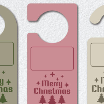 Intra απο ξύλο plywood 3mm-4mm πάχος Χριστουγεννιάτικο Κρεμάστρες Πόρτας Πρότυπο Δίασταση 15x15 cm INTRAFABR-111786057 - Image 1