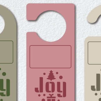 Intra απο ξύλο plywood 3mm-4mm πάχος Χριστουγεννιάτικο Κρεμάστρες Πόρτας Πρότυπο Δίασταση 15x15 cm INTRAFABR-111785993 - Image 1