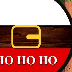 Intra απο ξύλο plywood 3mm-4mm πάχος Χριστουγεννιάτικη πινακίδα πόρτας Ho Ho Ho Δίασταση 15x15 cm INTRAFABR-37838847