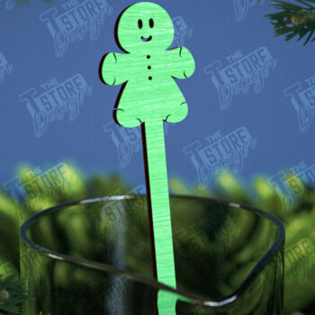 Intra απο ξύλο plywood 3mm-4mm πάχος Αναδευτήρες Χριστουγέννων | Δείκτης ποτών Δίασταση 15x15 cm INTRAFABR-107021816 - Image 1