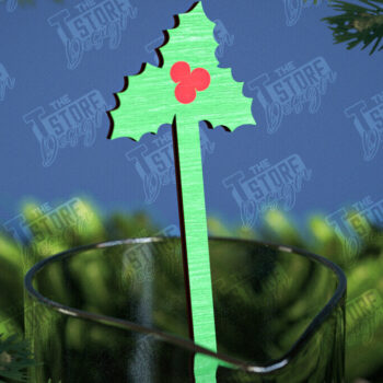 Intra απο ξύλο plywood 3mm-4mm πάχος Αναδευτήρες Χριστουγέννων | Δείκτης ποτών Δίασταση 15x15 cm INTRAFABR-107021810 - Image 1