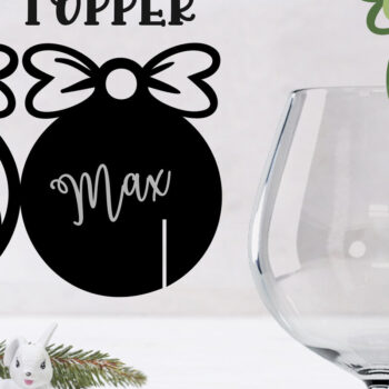 Intra απο ξύλο plywood 3mm-4mm πάχος Christmas Drink Topper Δίασταση 15x15 cm INTRAFABR-79597228 - Image 1