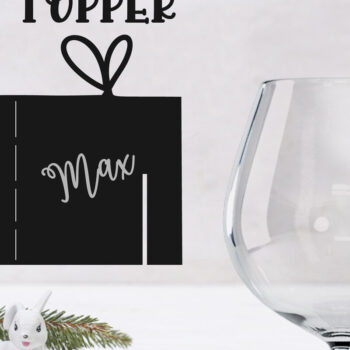 Intra απο ξύλο plywood 3mm-4mm πάχος Christmas Drink Topper Δίασταση 15x15 cm INTRAFABR-79597245 - Image 1