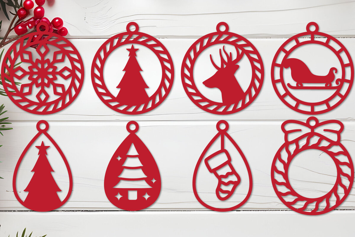 Intra απο ξύλο plywood 3mm-4mm πάχος Χριστουγεννιάτικο Σκουλαρίκι με  Δίασταση 3x3 cm INTRAFABR-108266921