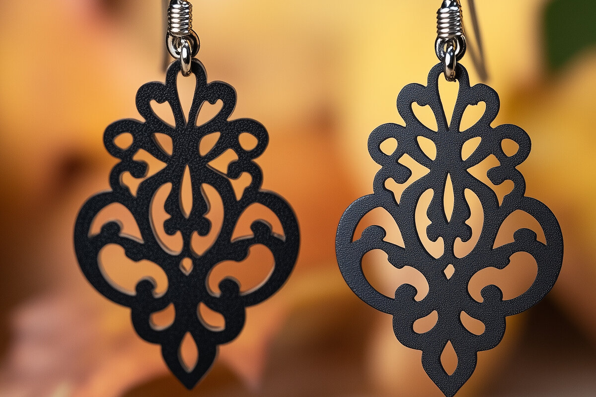 Intra απο ξύλο plywood 3mm-4mm πάχος Χριστουγεννιάτικο Σκουλαρίκι Cut Δίασταση 3x3 cm INTRAFABR-107696613