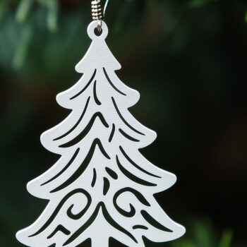 Intra απο ξύλο plywood 3mm-4mm πάχος Χριστουγεννιάτικο Σκουλαρίκι Cut Δίασταση 3x3 cm INTRAFABR-107699409 - Image 1