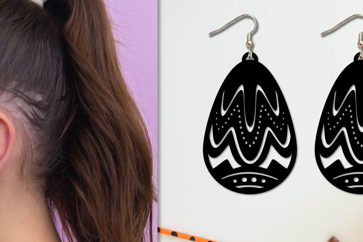 Intra απο ξύλο plywood 3mm-4mm πάχος Χριστουγεννιάτικα σκουλαρίκια Δίασταση 3x3 cm INTRAFABR-79150325