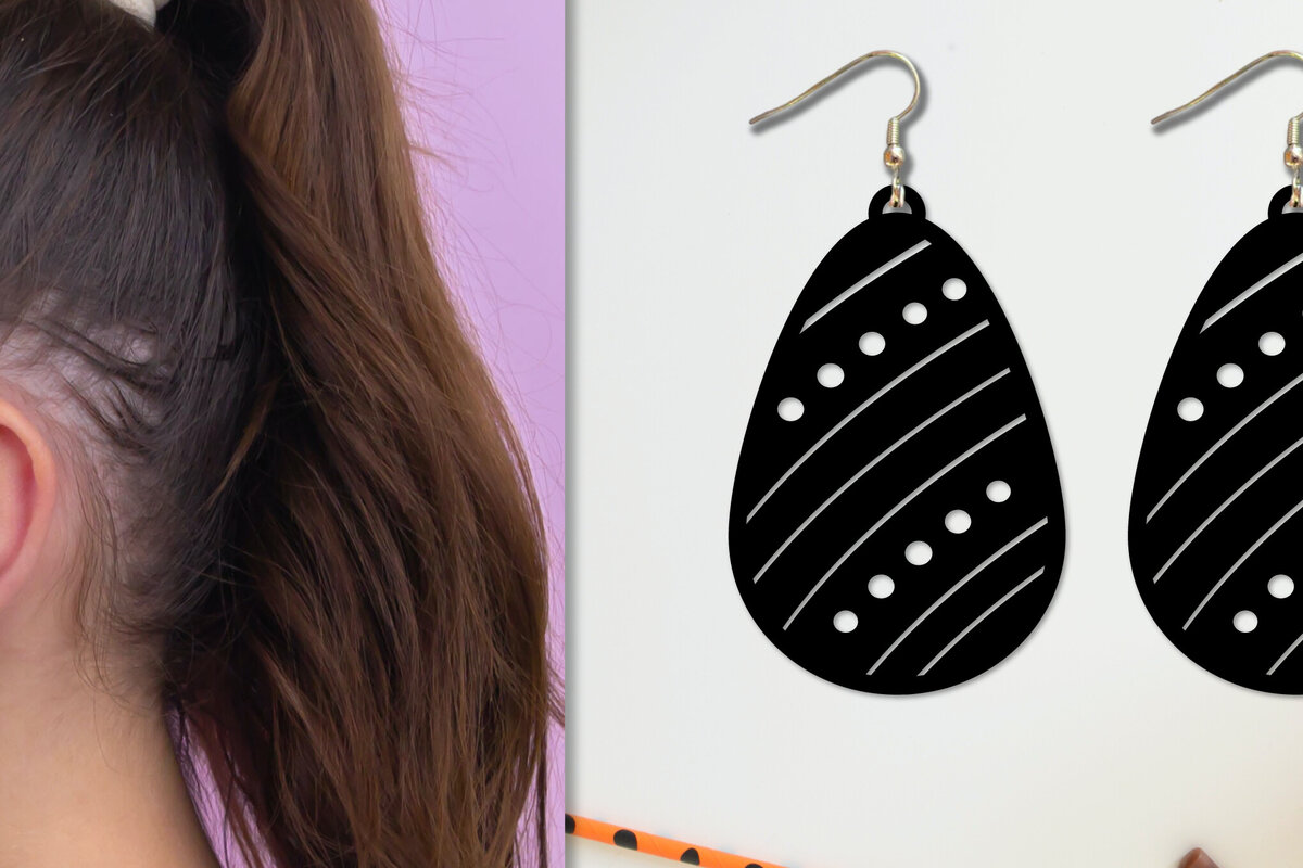 Intra απο ξύλο plywood 3mm-4mm πάχος Χριστουγεννιάτικα σκουλαρίκια Δίασταση 3x3 cm INTRAFABR-79183366