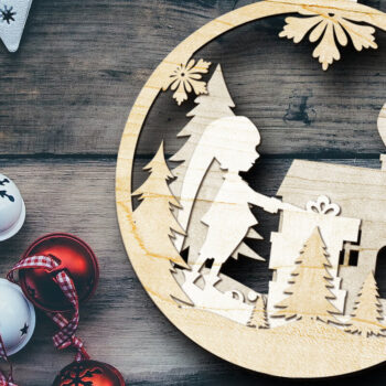 Intra απο ξύλο plywood 3mm-4mm πάχος Χριστουγεννιάτικο Ξωτικό Πολυστρωματικό ντεκόρ χειροτεχνίας Δίασταση 4x4 cm INTRAFABR-83955422 - Image 1