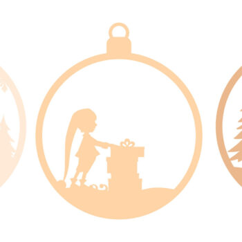 Intra απο ξύλο plywood 3mm-4mm πάχος Χριστουγεννιάτικο Ξωτικό Πολυστρωματικό ντεκόρ χειροτεχνίας Δίασταση 4x4 cm INTRAFABR-83955422 - Image 3