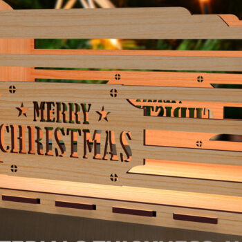 Intra απο ξύλο plywood 3mm-4mm πάχος Christmas EVE BOX 01 Δίασταση 15x15 cm INTRAFABR-85200354 - Image 1