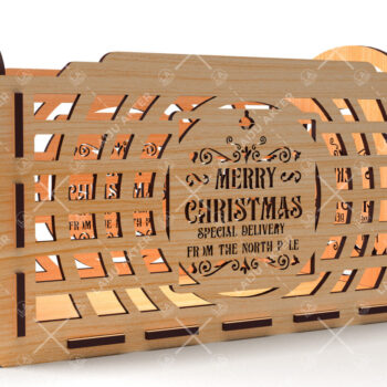 Intra απο ξύλο plywood 3mm-4mm πάχος Christmas EVE BOX 02 Δίασταση 15x15 cm INTRAFABR-85200365 - Image 2