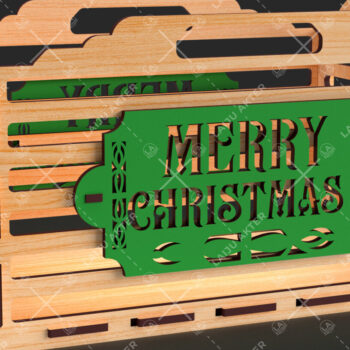 Intra απο ξύλο plywood 3mm-4mm πάχος Christmas EVE BOX 03 Δίασταση 15x15 cm INTRAFABR-85200488 - Image 3