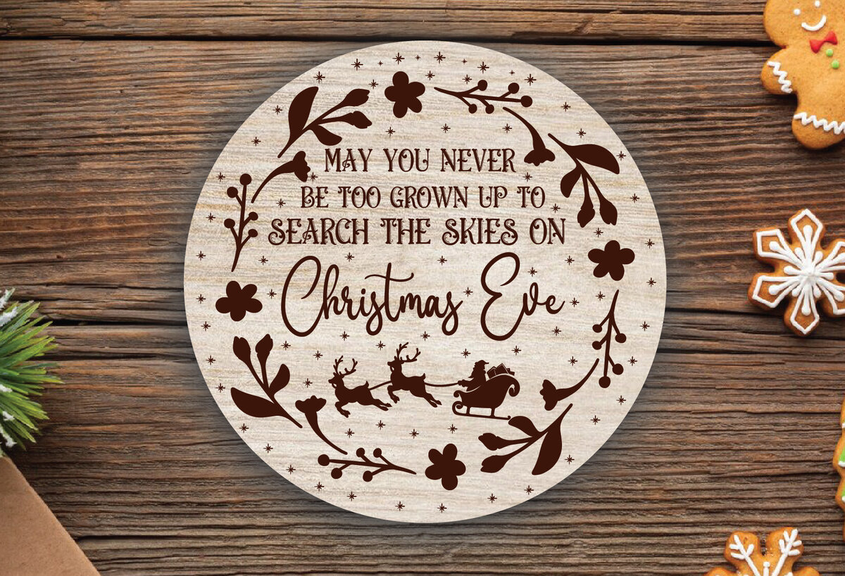 Intra απο ξύλο plywood 3mm-4mm πάχος πλάκας παραμονής Χριστουγέννων Δίασταση 15x15 cm INTRAFABR-90450439