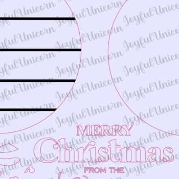 Intra απο ξύλο plywood 3mm-4mm πάχος Χριστουγεννιάτικο οικογενειακό σημάδι Δίασταση 30x30 cm INTRAFABR-33158729 - Image 6