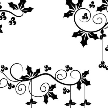 Intra απο ξύλο plywood 3mm-4mm πάχος Χριστουγεννιάτικο Floral Στολίδι Φύλλο Κλαδί Δίασταση 8x8 cm INTRAFABR-80761404 - Image 1