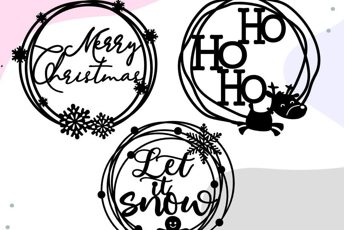 Intra απο ξύλο plywood 3mm-4mm πάχος Christmas Frame , Καλά Χριστούγεννα Δίασταση 20x30 cm INTRAFABR-36116432