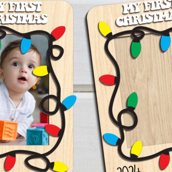 Intra απο ξύλο plywood 3mm-4mm πάχος Χριστουγεννιάτικο μαγνήτη ψυγείου Κορνίζα φωτογραφιών Δίασταση 20x30 cm INTRAFABR-101819307 - Image 1