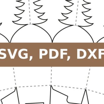 Intra απο ξύλο plywood 3mm-4mm πάχος Χριστουγεννιάτικο κουτί δώρου Δίασταση 15x15 cm INTRAFABR-33666822 - Image 2