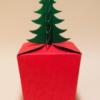 Intra απο ξύλο plywood 3mm-4mm πάχος Χριστουγεννιάτικο κουτί δώρου Δίασταση 15x15 cm INTRAFABR-33666822 - Image 4