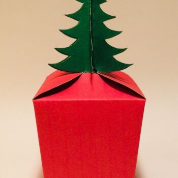 Intra απο ξύλο plywood 3mm-4mm πάχος Χριστουγεννιάτικο κουτί δώρου Δίασταση 15x15 cm INTRAFABR-33666822 - Image 6