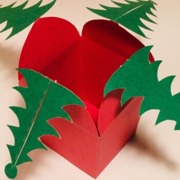 Intra απο ξύλο plywood 3mm-4mm πάχος Χριστουγεννιάτικο κουτί δώρου Δίασταση 15x15 cm INTRAFABR-33666822 - Image 9