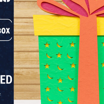 Intra απο ξύλο plywood 3mm-4mm πάχος Χριστουγεννιάτικο κουτί δώρου Κόψιμο με λέιζερ Δίασταση 1500x1500 cm INTRAFABR-79221077 - Image 1