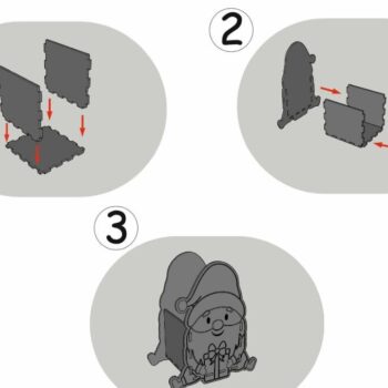 Intra απο ξύλο plywood 3mm-4mm πάχος Χριστουγεννιάτικο κουτί δώρου Δίασταση 15x15 cm INTRAFABR-48288347 - Image 7