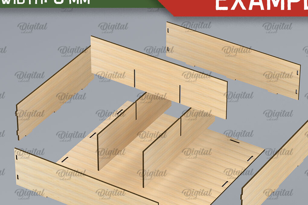 Intra απο ξύλο plywood 3mm-4mm πάχος Χριστουγεννιάτικο κουτί δώρου . Xmas Δίασταση 15x15 cm INTRAFABR-106601515 - Image 2