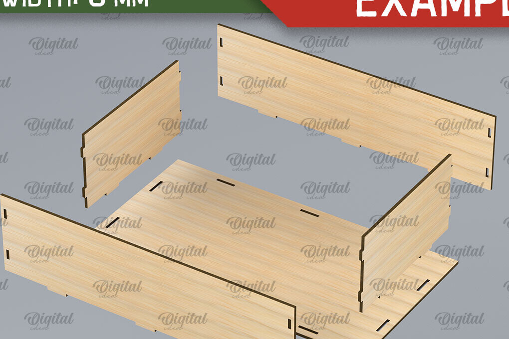 Intra απο ξύλο plywood 3mm-4mm πάχος Χριστουγεννιάτικο κουτί δώρου . Xmas Δίασταση 15x15 cm INTRAFABR-106601636 - Image 2