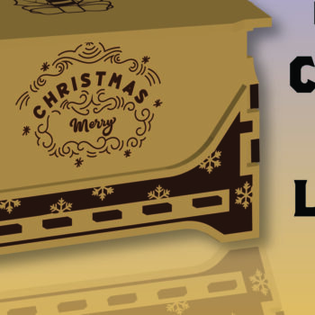 Intra απο ξύλο plywood 3mm-4mm πάχος Χριστουγεννιάτικο Δώρο Box Candy Box Δίασταση 15x15 cm INTRAFABR-106745978 - Image 1