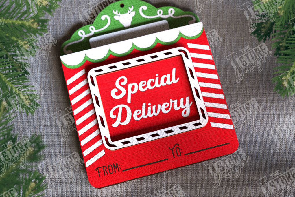 Intra απο ξύλο plywood 3mm-4mm πάχος Δωροκάρτα Χριστουγέννων | Ευχετήρια κάρτα |CNC Δίασταση 15x15 cm INTRAFABR-107183930