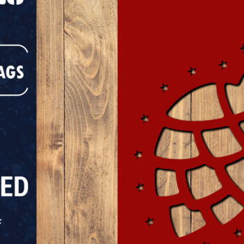 Intra απο ξύλο plywood 3mm-4mm πάχος Χριστουγεννιάτικη ετικέτα δώρου 3D Δίασταση 15x15 cm INTRAFABR-85584013 - Image 1