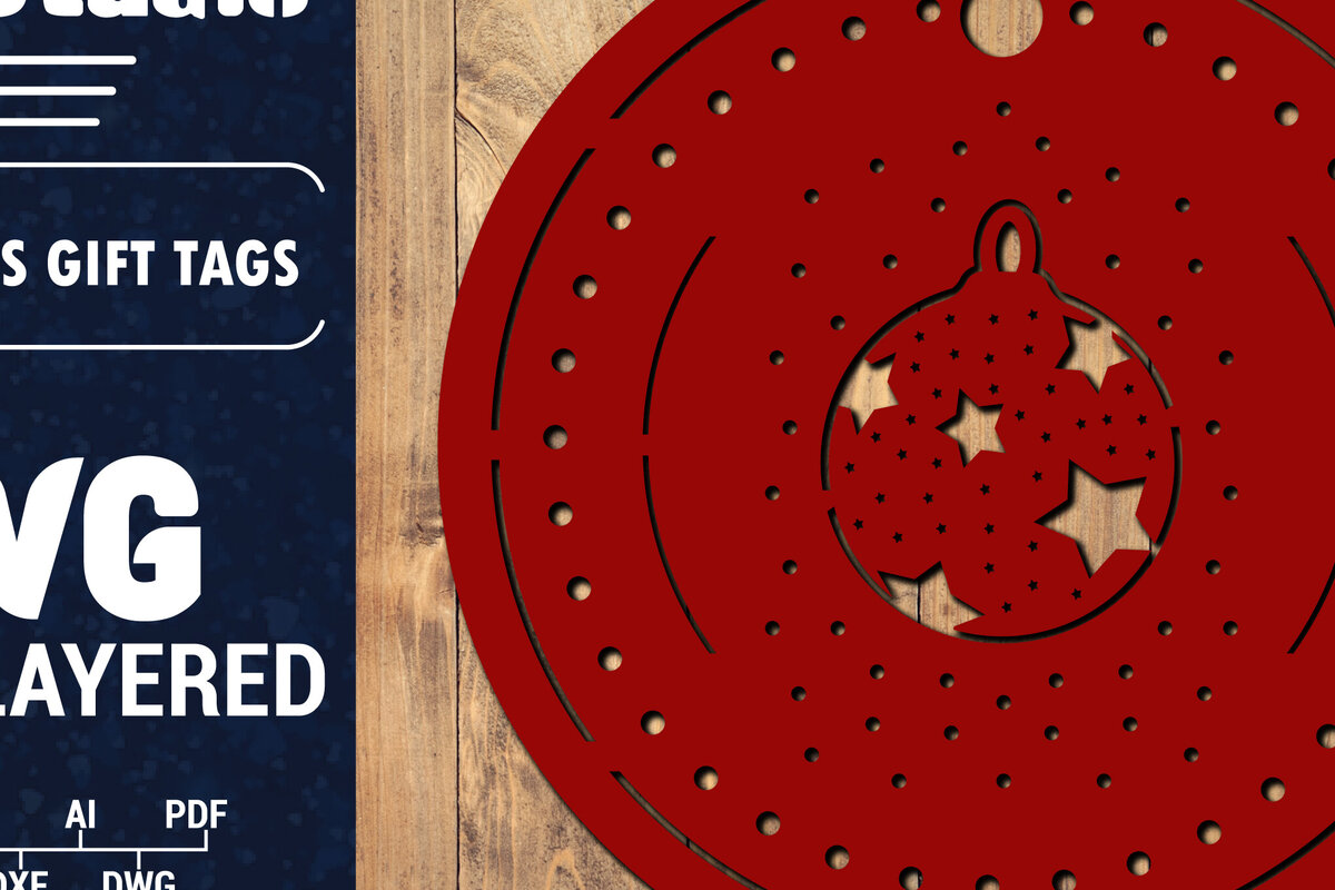 Intra απο ξύλο plywood 3mm-4mm πάχος Χριστουγεννιάτικη ετικέτα δώρου 3D Δίασταση 15x15 cm INTRAFABR-85638073