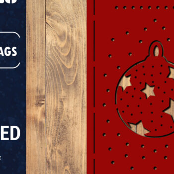 Intra απο ξύλο plywood 3mm-4mm πάχος Χριστουγεννιάτικη ετικέτα δώρου 3D Δίασταση 15x15 cm INTRAFABR-85651888 - Image 1