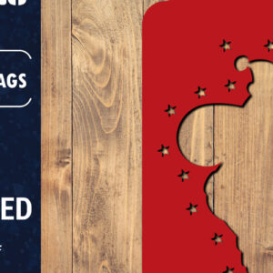Intra απο ξύλο plywood 3mm-4mm πάχος Χριστουγεννιάτικη ετικέτα δώρου 3D Δίασταση 15x15 cm INTRAFABR-85554957