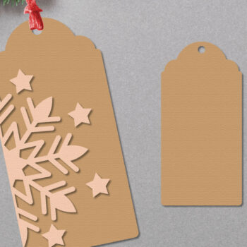 Intra απο ξύλο plywood 3mm-4mm πάχος Χριστουγεννιάτικο δώρο ετικέτας κοπής με λέιζερ Δίασταση 30x20 cm INTRAFABR-109899969 - Image 2