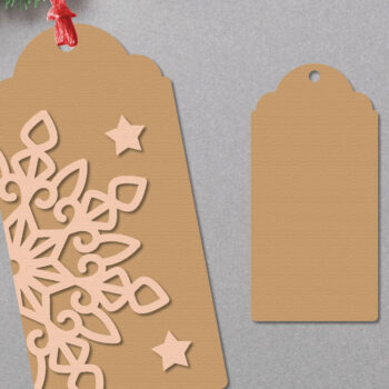 Intra απο ξύλο plywood 3mm-4mm πάχος Χριστουγεννιάτικο δώρο ετικέτας κοπής με λέιζερ Δίασταση 30x20 cm INTRAFABR-109899969 - Image 4