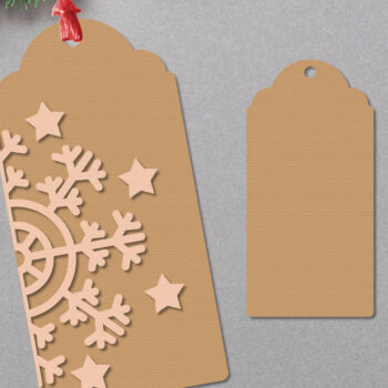 Intra απο ξύλο plywood 3mm-4mm πάχος Χριστουγεννιάτικο δώρο ετικέτας κοπής με λέιζερ Δίασταση 30x20 cm INTRAFABR-109899969 - Image 5