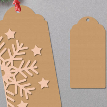 Intra απο ξύλο plywood 3mm-4mm πάχος Χριστουγεννιάτικο δώρο ετικέτας κοπής με λέιζερ Δίασταση 30x20 cm INTRAFABR-109899969 - Image 6