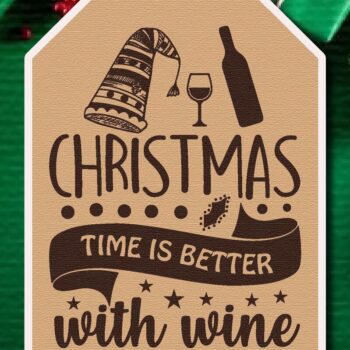 Intra απο ξύλο plywood 3mm-4mm πάχος Χριστουγεννιάτικο δώρο ετικέτας Δίασταση 5x10 cm INTRAFABR-41477858 - Image 1