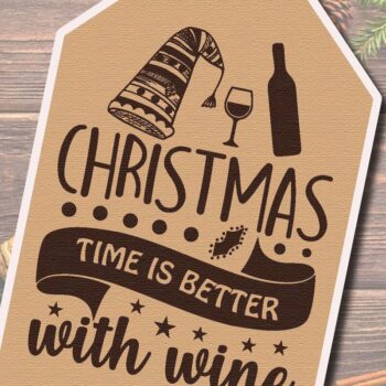 Intra απο ξύλο plywood 3mm-4mm πάχος Χριστουγεννιάτικο δώρο ετικέτας Δίασταση 5x10 cm INTRAFABR-41477858 - Image 2