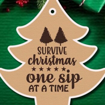 Intra απο ξύλο plywood 3mm-4mm πάχος Χριστουγεννιάτικο δώρο ετικέτας Δίασταση 5x10 cm INTRAFABR-41479346 - Image 2