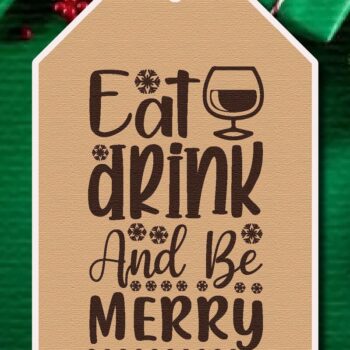 Intra απο ξύλο plywood 3mm-4mm πάχος Χριστουγεννιάτικο δώρο ετικέτας Δίασταση 5x10 cm INTRAFABR-41477916 - Image 1