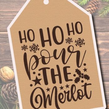 Intra απο ξύλο plywood 3mm-4mm πάχος Χριστουγεννιάτικο δώρο ετικέτας Δίασταση 5x10 cm INTRAFABR-41478041 - Image 2