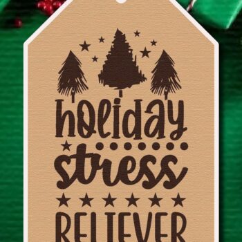 Intra απο ξύλο plywood 3mm-4mm πάχος Χριστουγεννιάτικο δώρο ετικέτας Δίασταση 5x10 cm INTRAFABR-41478117 - Image 1