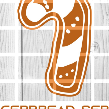 Intra απο ξύλο plywood 3mm-4mm πάχος Χριστουγεννιάτικο ζαχαροκάλαμο μελόψωμο Δίασταση 30x20 cm INTRAFABR-21444537 - Image 1