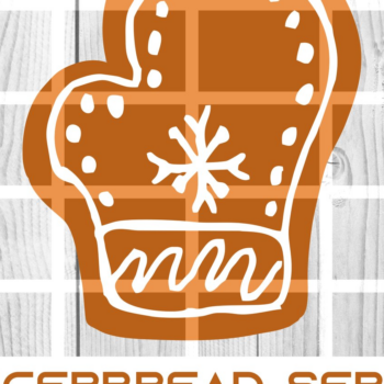 Intra απο ξύλο plywood 3mm-4mm πάχος Χριστουγεννιάτικο γάντι με μελόψωμο Δίασταση 30x20 cm INTRAFABR-21444917 - Image 1