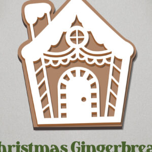 Intra απο ξύλο plywood 3mm-4mm πάχος Χριστουγεννιάτικο μελόψωμο στολίδι  Δίασταση 8x8 cm INTRAFABR-81326260